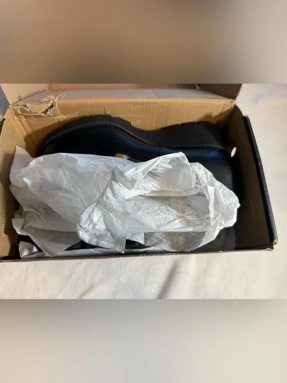 New Vionic Willa Wedge Slip On Shoes. Black. Size 8.5M